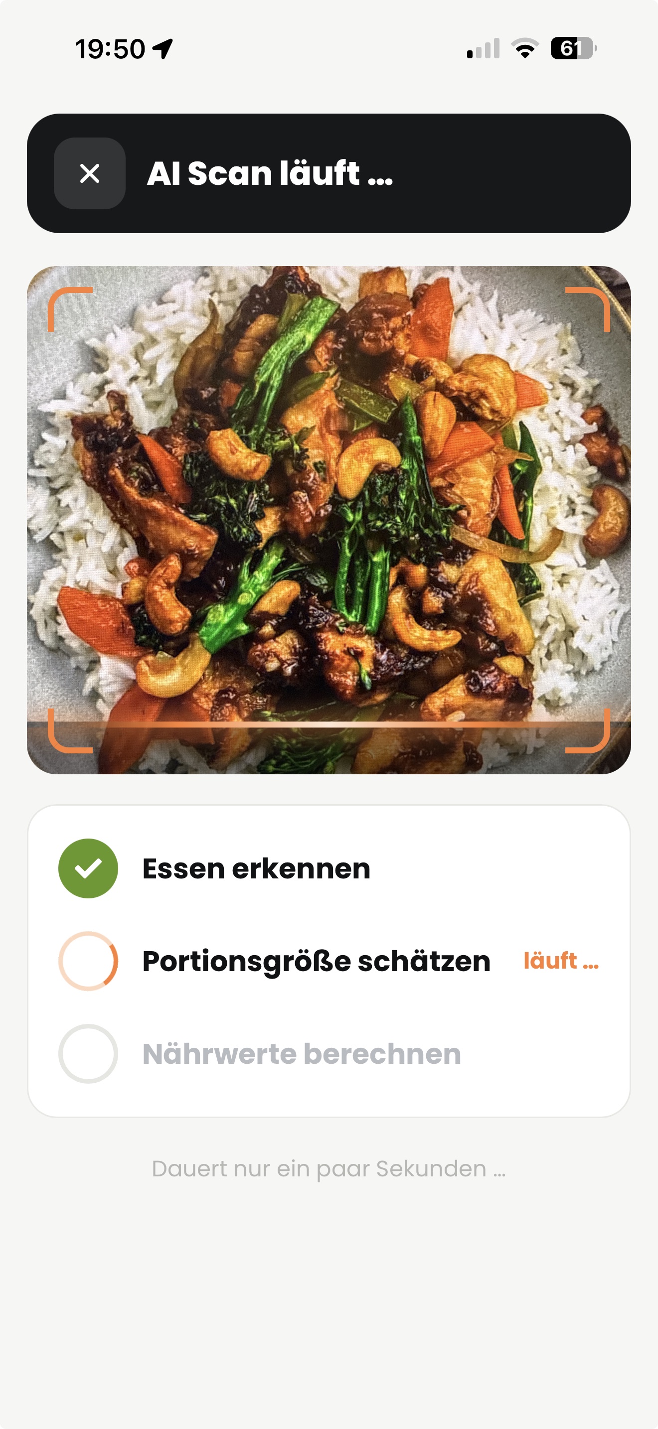 Teller fotografieren, fertig getrackt